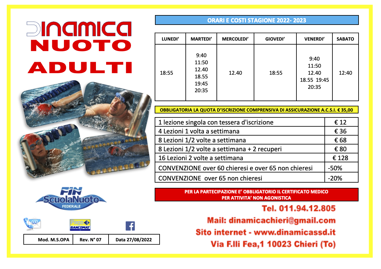 SCUOLA NUOTO ADULTI 2022-3