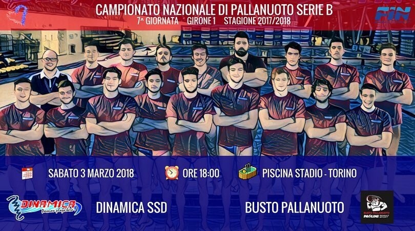 PALLANUOTO SERIE B: la Dinamica non fa sconti e batte la Busto pallanuoto.