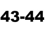 43-44