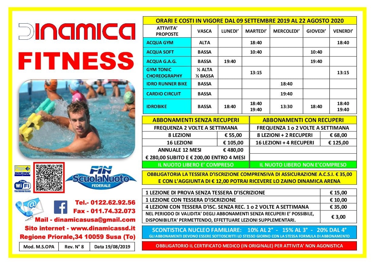 Volantino Fitness 2019-2020