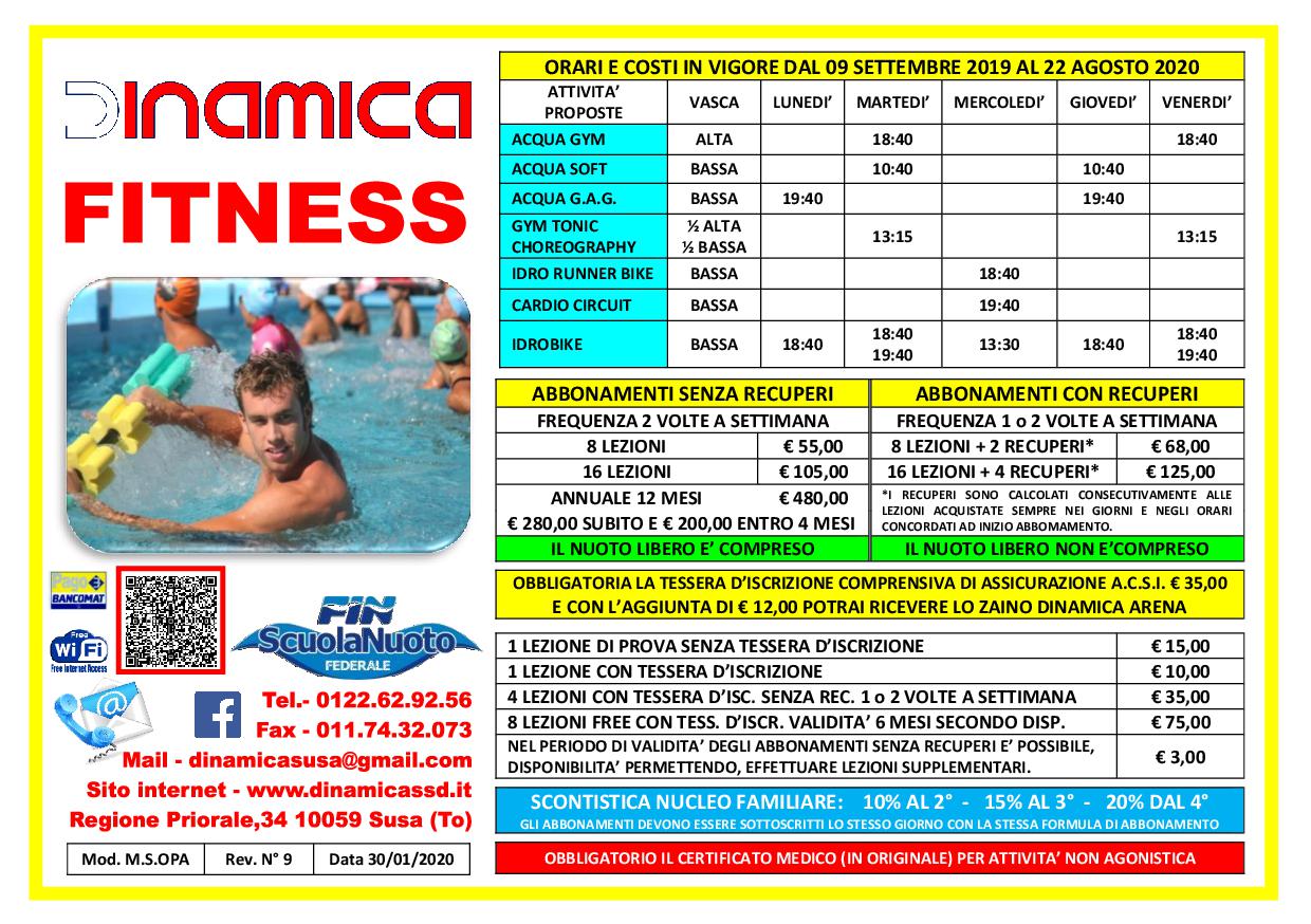 Volantino Fitness 2019-2020