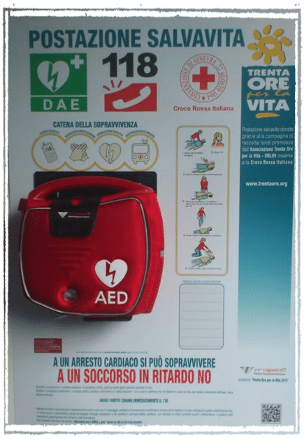 Defibrillatore Piscina di Susa