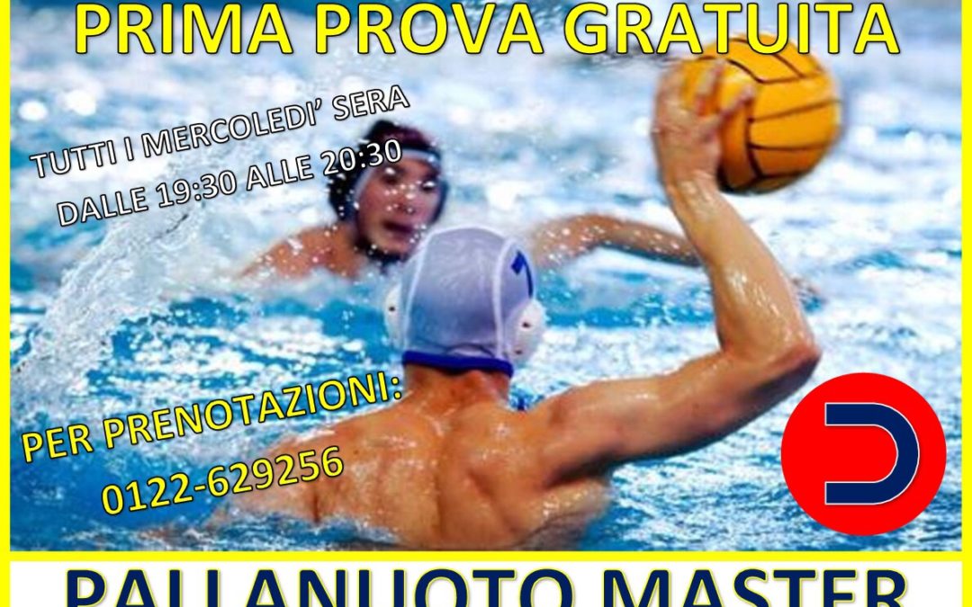 Pallanuoto: ripartono i Master