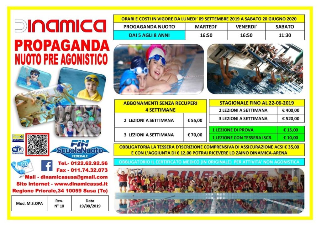 Volantino Propaganda 2019-2020