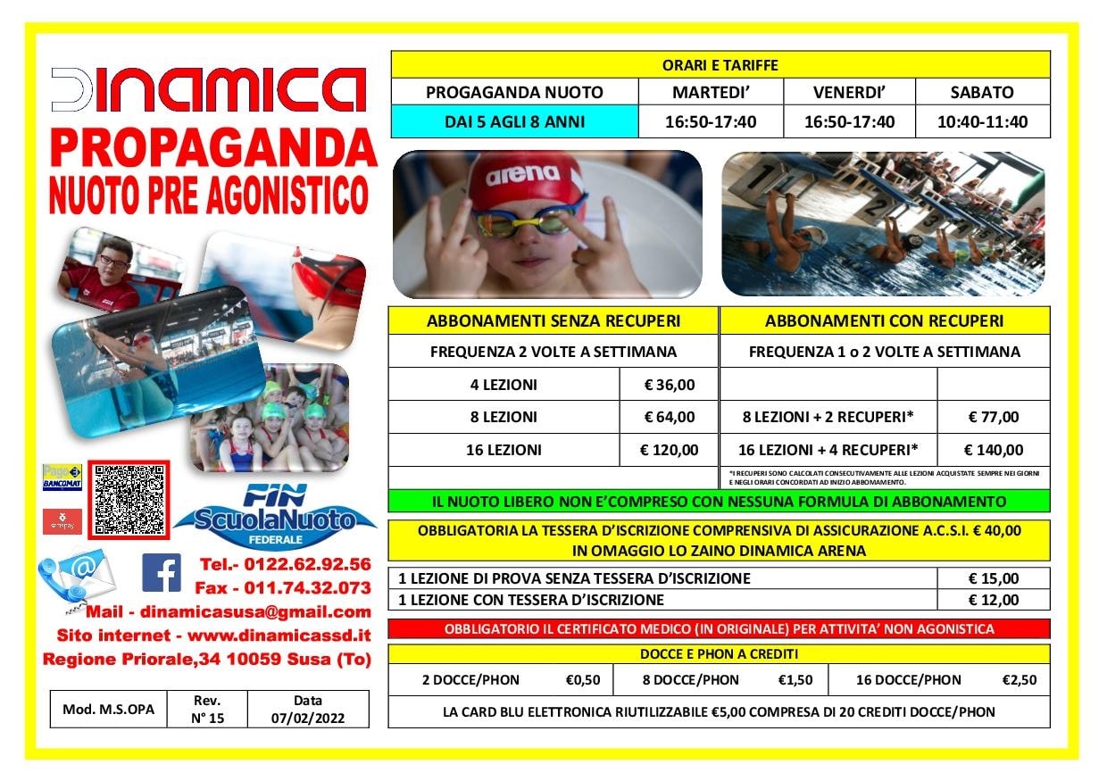 PROPAGANDA rev n°15 07-02-22 Volantino Propaganda 2019-2020