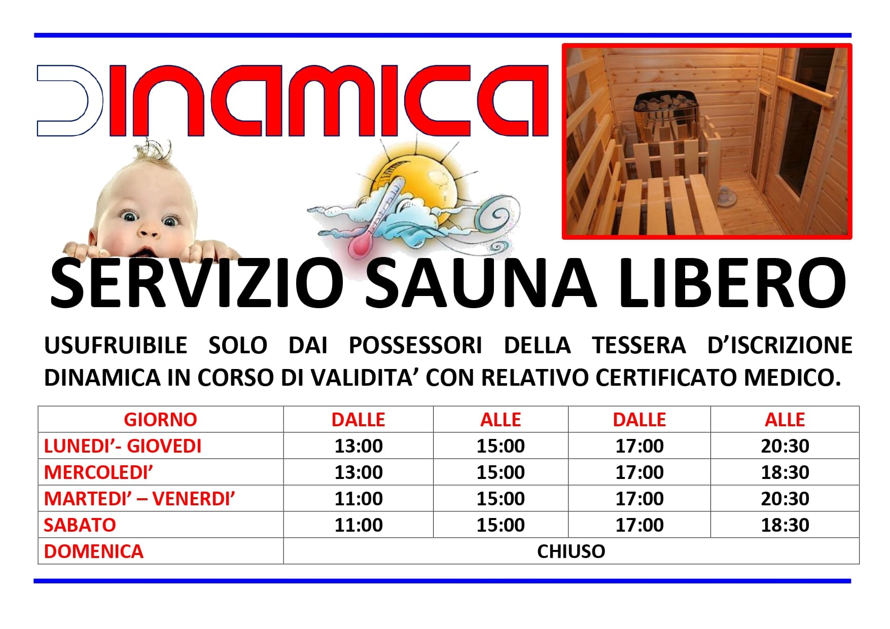 ORARI DELLA SAUNA 2024 segreteria_page-0001